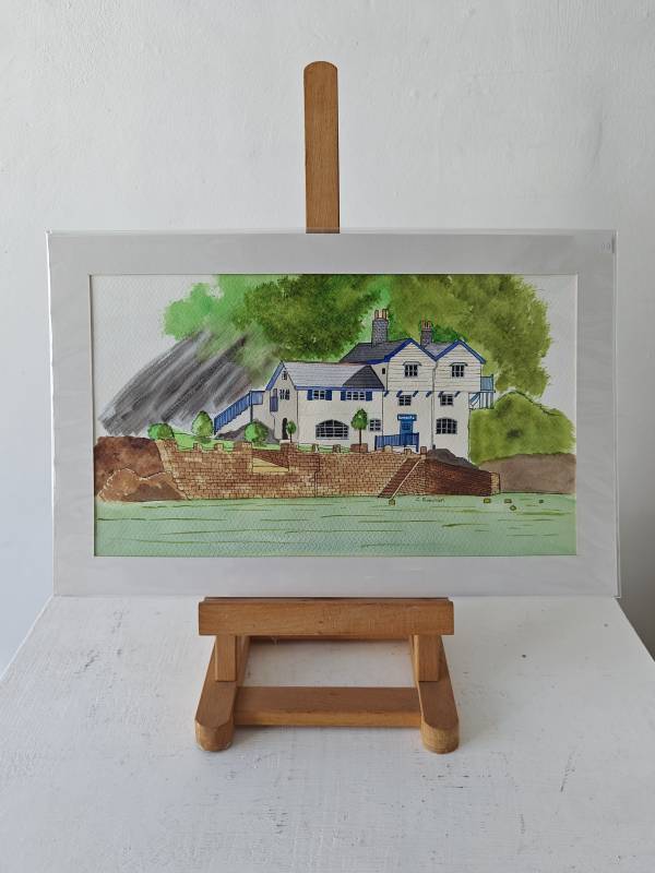 - a , Ink Mounted Picture by Craig Robinson, measuring 18 x 35 cm (H x W) £30